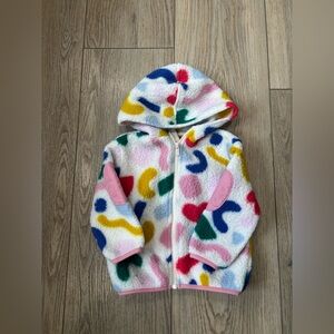 Old Navy. Multicolor Fleece Jacket. Size 2T